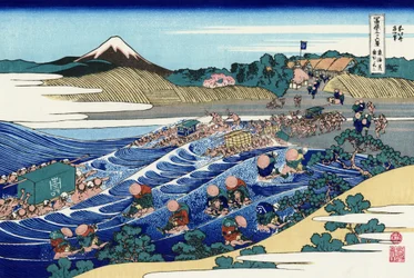 Fujisan von Kanaya auf der Tōkaidō